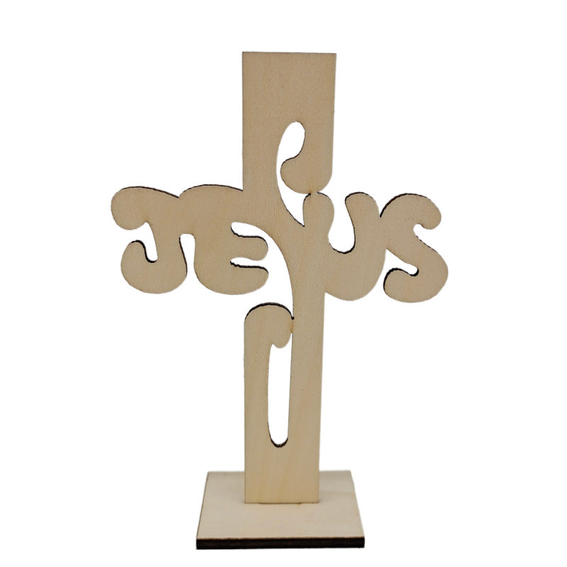 Wholesale of Wooden Cross Ornaments